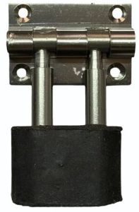 Aluminium Double Door Stopper, Color : Silver 3 Inch