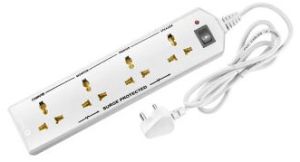 4 Socket Extension Board with 2 Metre Wire