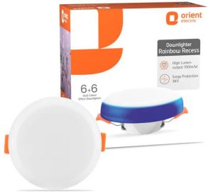 LED Rainbow Recess Panel (Round) 12W White