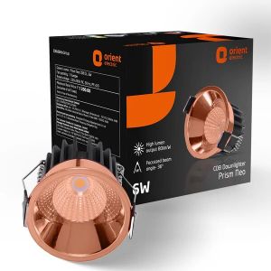 Prism Neo LED Cob Downlighter Rose Gold 6W Warm White