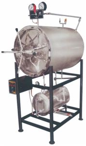 Horizontal Autoclave Model Mic-11695, Capacity : Medium