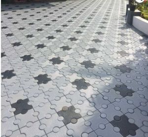 Butterfly Paver Brick : Grey, Thickness : 60mm