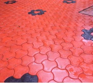 Diamond Brick Paver : Red