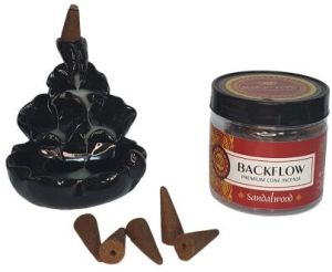 Sandalwood Backflow Incense Cones 100g