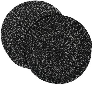 Cotton Lurex Round Placemats