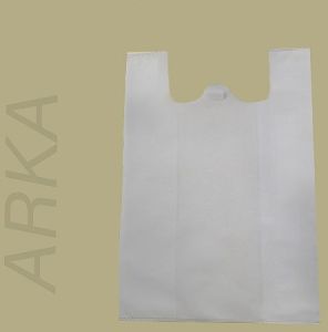 W Cut Plain Non Woven Bags