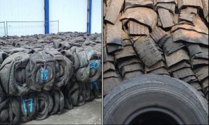 3 Cut Tbr Tyre Shredded Bales