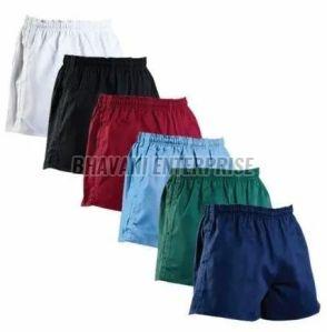 Mens Casual Cotton Shorts with Elastic Waistband Set OF 6 Pcs