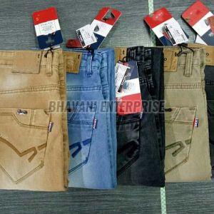 Mens Cotton Blend Casual Slim Fit Jeans