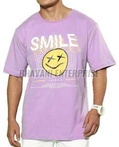 Mens Oversized Graphic Print T-shirt with Dropped Shoulders