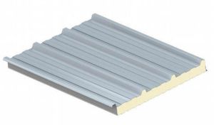 Polished Metal PUF Panel, Color : Sky Blue, Grey