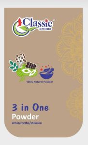 Organic Classic Aroma Amla Reetha Shikakai Powder