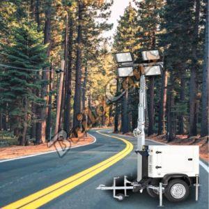 Steel Mobile Lighting Towers Without Dg Set, Color : Multicoloured