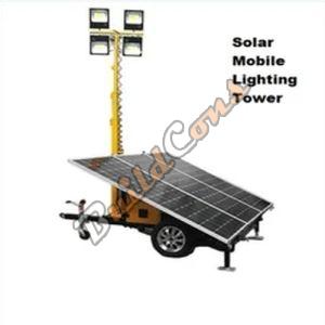 Solar Mobile Lighting Tower, Packaging Type : Yellow