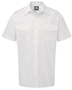 Essential Men Half Sleeves Pilot Shirt