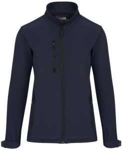 Ladies Navy Blue Tern Softshell Jacket
