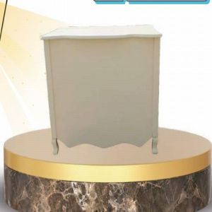 Polished Plain Oak Wooden Side Table