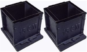 Cast Iron Non Poilshed Aluminium Cube Mould