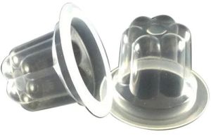 Plastic Plain Jelly Cup, Shape : Round