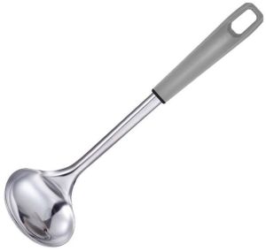 Polished Stainless Steel Ladle, Color : Silver