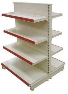 Polished Iron Retail Display Super Market Rack Multisizes