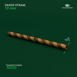 10mm Printed Paper Straw, Packaging Type : Bulk for Drinking