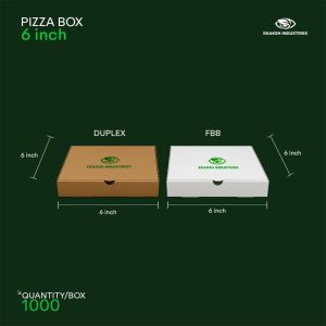 6 Inch Paper Pizza Boxes
