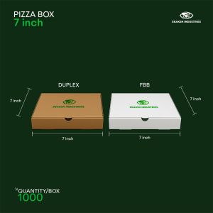 7 Inch Paper Pizza Boxes