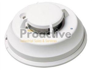 Plastic Panel Operated Smoke Detector, Color : White