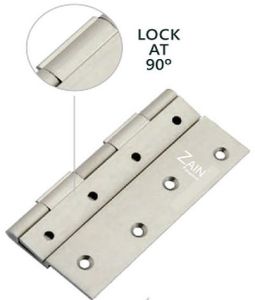 Polished 2 Mm Brass L Lock Hinges, Color : Silver