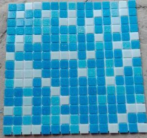 Blue Crystal Mosaic Tile for Wall Floor