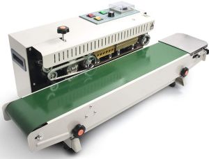 Coated Electric Semi Automatic Continuous Band Sealing Machine