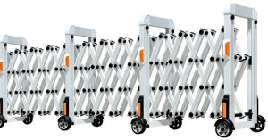 mild steel manual retractable gate