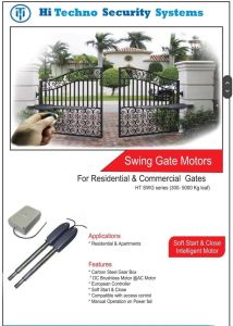 Mild Steel Motorized Retractable Gate, Brand Name : Hi Techno