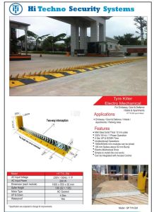 Mild Steel Road Spike Barrier
