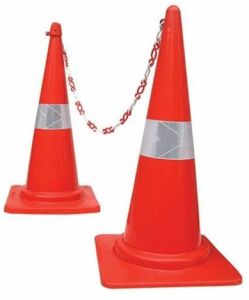 PVC Conical Reflective Traffic Cone, Brand Name : Hi Techno
