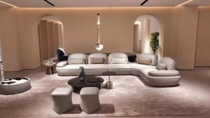 5 Seater Leather Sofa Set