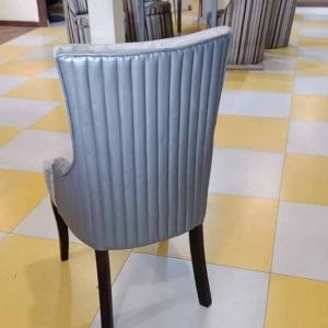 Single Seater Blue Leather Chair