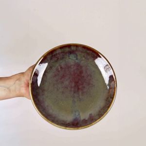 Mystic Glaze Round Ceramic Plate