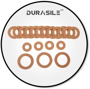 0-50mm Unpolished Rubberized Cork Gaskets - Durasile for Industrial