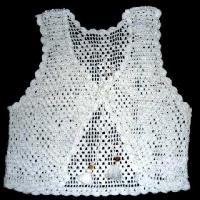 Handmade Crochet Vest (R-616B)