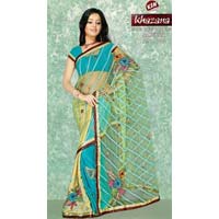 Jacquard Saree with Two Different Border