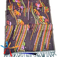 Trendy Wool Embroidery Scarf