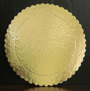 Round Gold Foil Cake Boards
