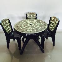 Injection Molded Plastic Dining Table