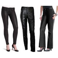 Womens Leather Trouser