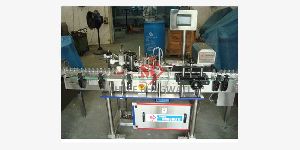 Automatic Self Adhesive Vertical Vial Sticker Labelling Machine