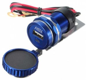 Car Motorcycle Handle Bar Cell Phone Smartphone USB Device Charger