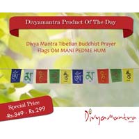 Divya Mantra Tibetian Buddhist Prayer Flags for Home