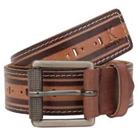 Men's Casual Brown Genuine Leather Belt